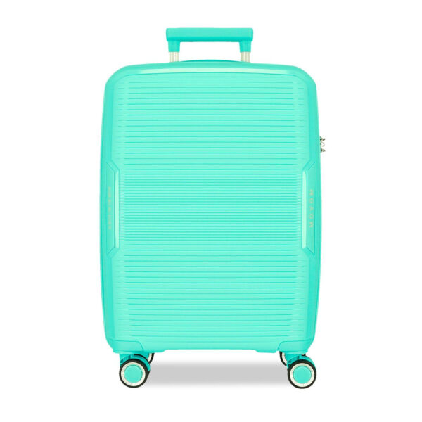 Trolley Movom INARI Rigido ABS 4 Ruote 55cm Turchese su linait