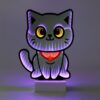 Lampada Led Effetto Neon Black Cat su linait