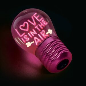 Lampada da Tavolo a Forma di Lampadina Bulb Fiction Love is in the Air su linait