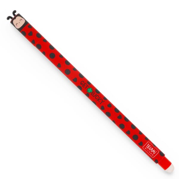 Legami Penna Cancellabile Inchiostro Get Lucky Rosso Ladybug su linait