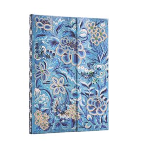 Paperblanks Taccuino a Righe Copertina Rigida 12x18cm Salice Blu su linait