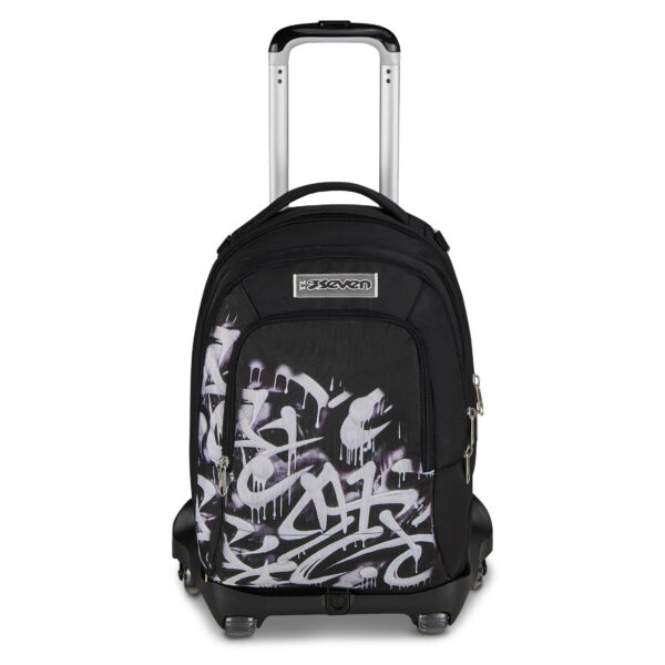 Trolley Scuola con Carrello Sganciabile Seven 8 Ruote Detach PLUMPY LINE BOY su linait