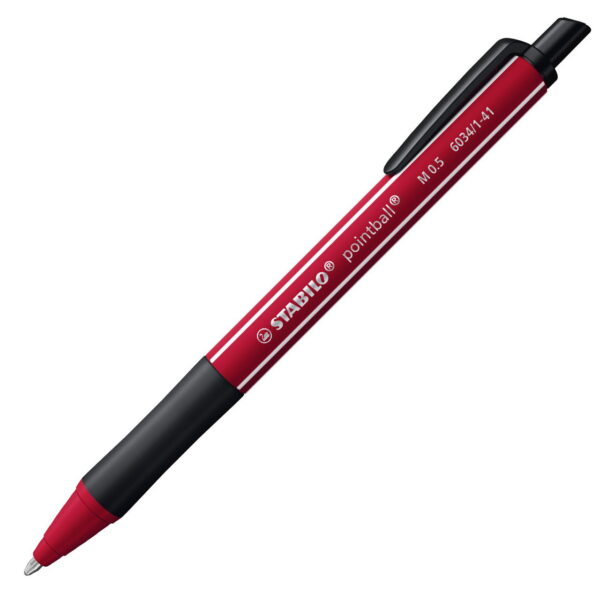 Penna a sfera STABILO pointball NatureCOLORS Wildflowers Burgundy su linait