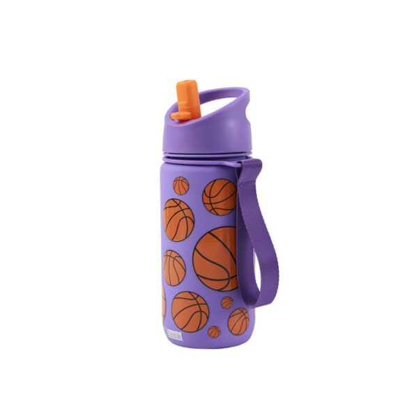 Borraccia Termica Kids In Acciaio Inox con Beccuccio 420 ml Basketball