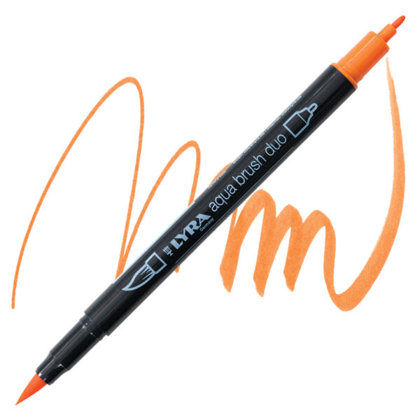 Aqua Brush Duo Lyra Arancio Permanente #012 su linait