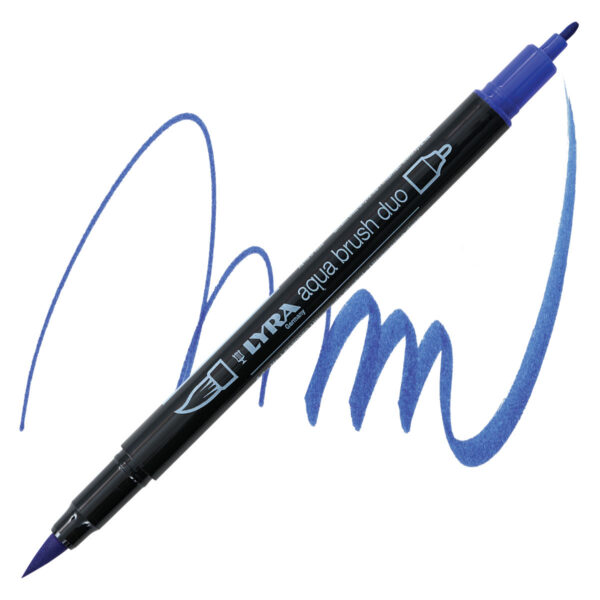 Aqua Brush Duo Lyra Blu Oltremare Scuro #050 su linait