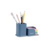Portapenne Organizer con Block Notes Bloom Blu