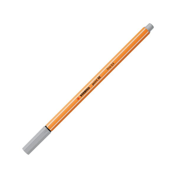 Penna fineliner - STABILO point 88 - Grigio Freddo Chiaro #94