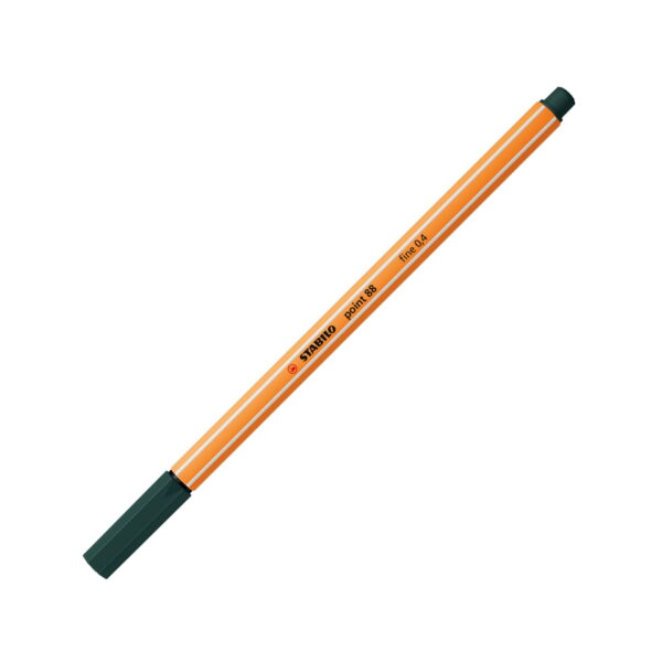 Penna fineliner - STABILO point 88 - Verde Terra #63