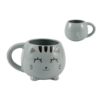 Tazza in Cermica Chunky Grey Cat