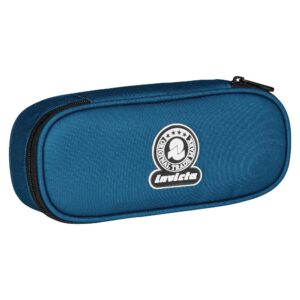 Portapenne Invicta Round Plus Plain Blu su linait