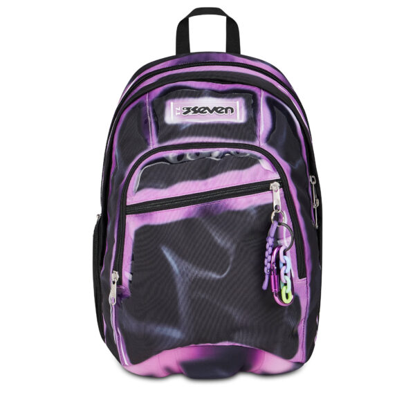 Zaino Dual Seven SHADOWS OF COLOR Nero Viola su linait