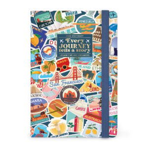 Agenda 16 Mesi Settimanale Legami Medium Con Notebook 2026/2027 Travel Stickers su linait