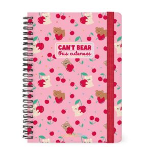 Agenda 16 Mesi Settimanale Spiralata Legami Large Con Notebook 2026/2027 Teddy Bear Pink su linait