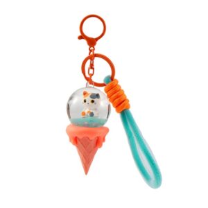 Portachiavi Ice Cream Orange Cat