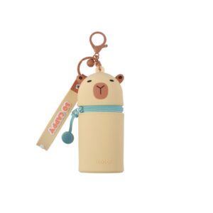 Portamonete con Portachiavi Mini Kawaii Capybara