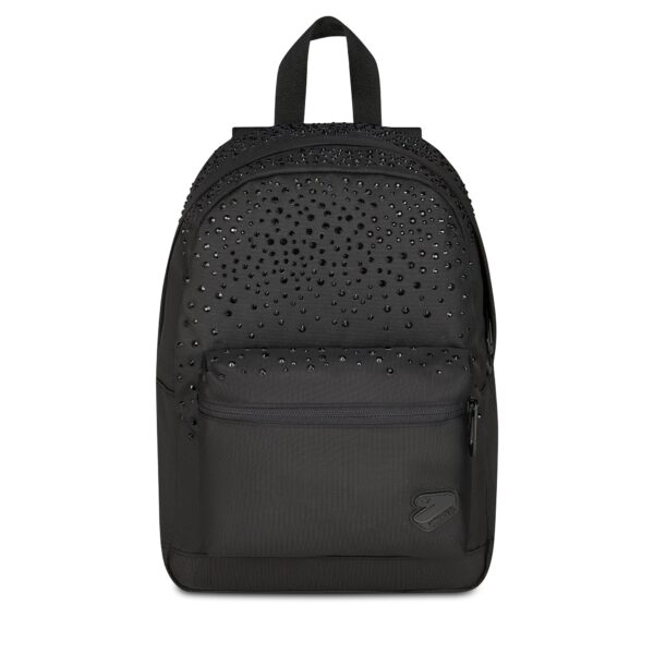 Seven Zaino Round XS Glitzycute Nero su linait