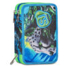 Astuccio 3 Zip Triplo Scomparto Completo SJ Gang Cuccioli Maschile Blu su linait