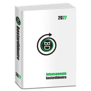 Diario BastardiDentro Intensamente 2026/27 Datato 13.5x18.5 cm Cartonato Bianco su linait