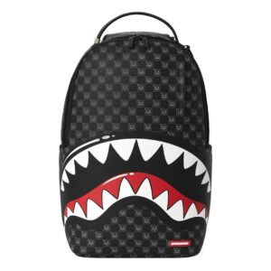 Zaino Sprayground SHARKS IN PARIS WTF BUBBLY BLACK CHECK su linait