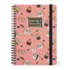 Quaderno Spiralato Formato A5 1 Rigo Sushi Cat su linait