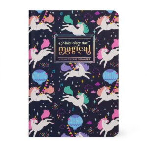 Quaderno a Righe Formato A6 Lined Notebook Unicorn su linait