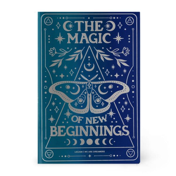Quaderno a Righe Formato A6 Lined Notebook Moth su linait