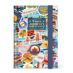 Agenda 16 Mesi Giornaliera Legami Small 2026/2027 Travel Stickers su linait