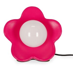 Flower Power Led Table Lamp Shiny Pink su linait