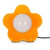 Flower Power Led Table Lamp Shiny Orange su linait