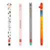 Legami Set di 4 Penne Gel Cancellabili Farm Sweet Farm Nero