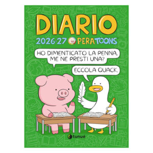 Diario PeraToons 2026/27 10 mesi datato 14x19 cm su linait