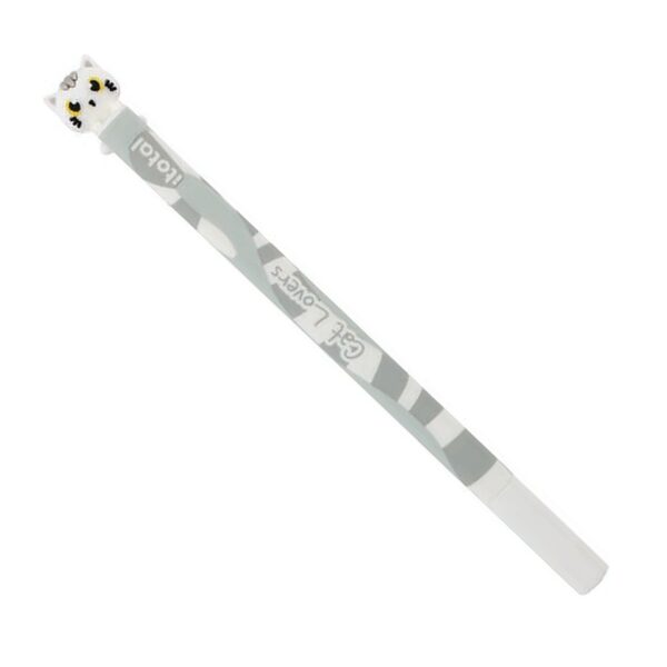 ITotal Penna Cancellabile Climby White Cat Inchiostro Blu